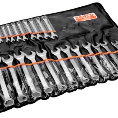 METRIC FLAT COMBINATION WRENCH SET - 111M 26T, BAHCO