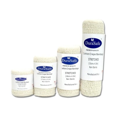 *Durasafe Cotton Crepe Bandage [4.5m] - 15cm X 4.5m