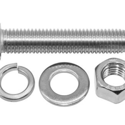 316L stainless steel A4-70 external hex bolt and nut set, extended screw collection m12'25 10sets