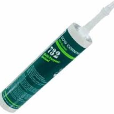 Dow Corning 732 Dowsil 732 Multi-Purpose Sealant, Clear, 300 mL, Food Grade Silicone Sealant Acetic cure