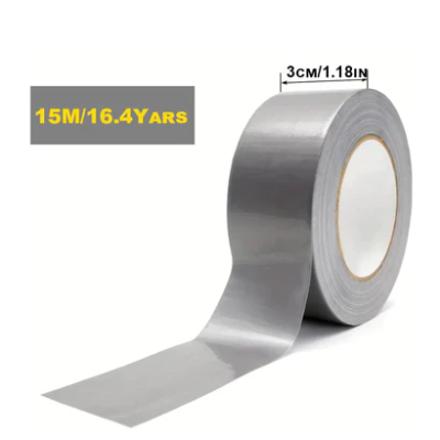 SP Heavy Duty Silver Duct Tape - Professional Grade Perfect for Multi-Purpose Repairs Tapes 30mm x 15M