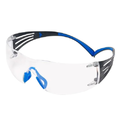 3M SecureFit SF401SGAF-BLU Safety Glasses Anti-Fog, Clear Lens