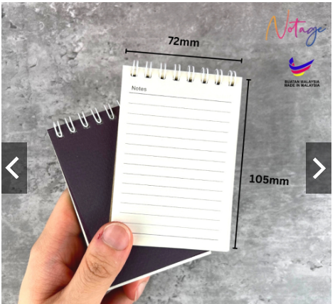 Small Pocket Notebook Flip Memo