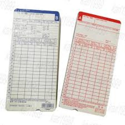 Punch Card Time Recorder Card 100pcs