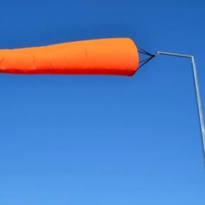PROGUARD | REPLACEMENT WATERPROOF NYLON ORANGE WIND SOCK 24" 32" 36" AIRPORT OUTDOOR AIR DIRECTION RWS-24 RWS-32 RWS-36