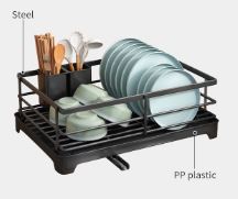 Stainless Steel Dish Rack Drainer Tray