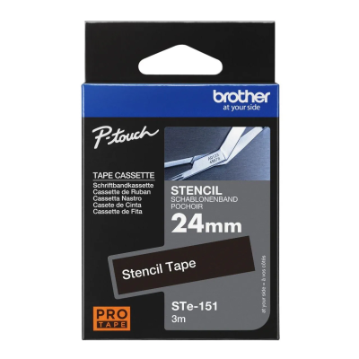 Brother STe-151 White Stencil Tape 24MM