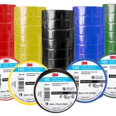 3M Temflex 160 Electrical Tape Vinyl Electrical Tape