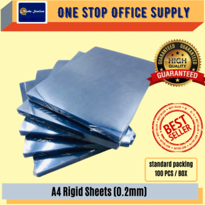 A4 CLEAR RIGID SHEETS (0.2mm)   Binding Cover   RIGIT SHEETS   Transparent Plastic Sheet   Pvc Plastic Cover   Penutup Pengikat