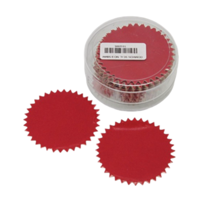 STICKER COMMON SEAL RED 100'S