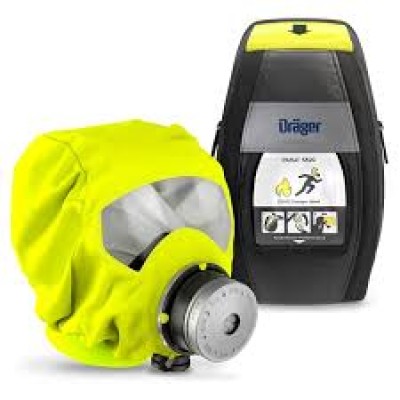 Drger PARAT 5520 5530 Fire Escape Hood Mask Emergency Escape Respirator With CO P2 Filter Against Smoke, Vapour And Gas