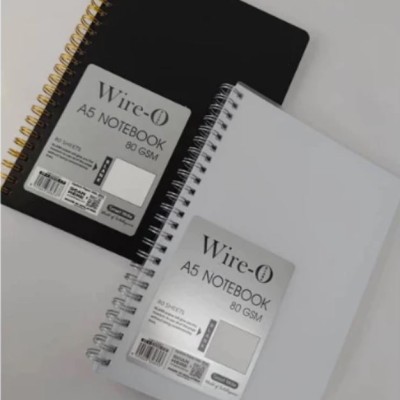 A5 WIRE-O NATURAL PP COVER NOTE BOOK