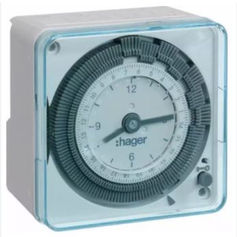 HAGER EH-711 24 Hour Analog Timer      /      Time Switch