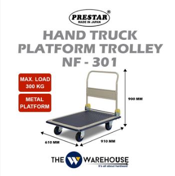 Prestar Platform Hand Truck Trolley 300kg