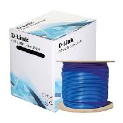 D-Link NCB-C6UBLUR-305-24 Cat 6 23AWG UTP Cable (Blue Color)