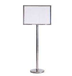 Stainless Steel Sign Stand A3 - Horizontal      /      Landscape