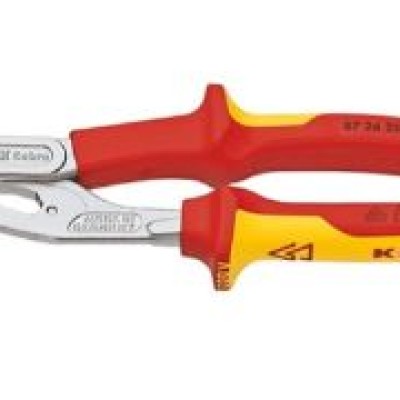 KNIPEX Cobra 1000V VDE Insulated Hightech Water Pump Pliers - Model: 87 26 250