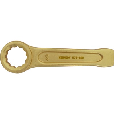 *KennedyPro Al-Br Non-Sparking Ring End Slogging Spanner Metric Size -65mm