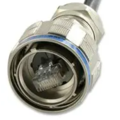 AMPHENOL SOCAPEX RJFTVX6MN Modular Connector, RJ45 Plug, 1 x 1 (Port), 8P8C, Cat5e, IP68, Cable Mount