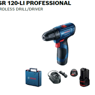 GSR 120-LI BOSCH CORDLESS DRILL