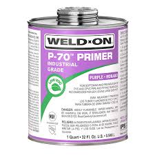 WELD ON PVC   /   CPVC Primer P-70 - Purple (Quart 0.946L)