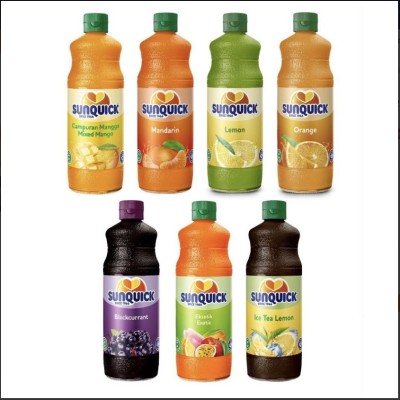SUNQUICK ORANGE MANGO BLACKCURRANT MANDARIN (840ml)