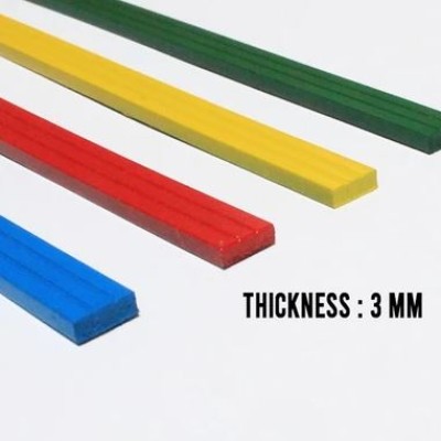 **12pcs** Super Strong Magnetic Color Strip Magnet Bar Soft Magnet for Whiteboard