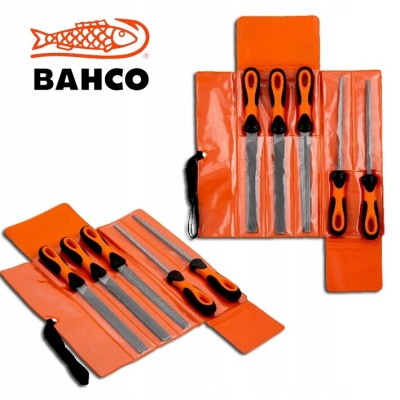 *Bahco 5pcs Bastard Engineers File Set - 1-478-08-1-2