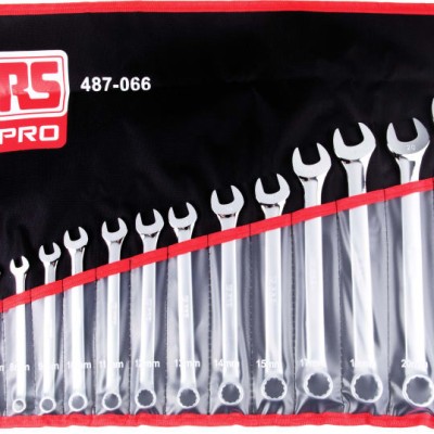 RS PRO 14-Piece Spanner Set, 6 to 22 mm, 487-066