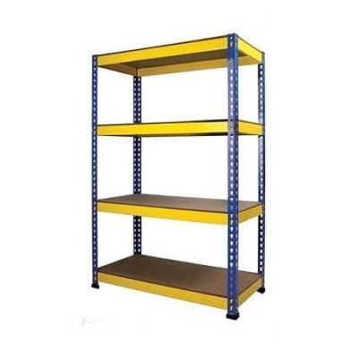 *Boltless Rack 1.8m(H) x 1.2m(L) x 45cm(D) c w 8mm MDF Board Shelving [4 Levels]
