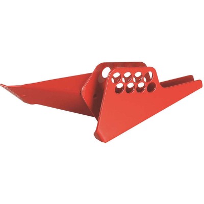 MASTER LOCK S3476 Ball Valve Lockout Thermoplastic Red