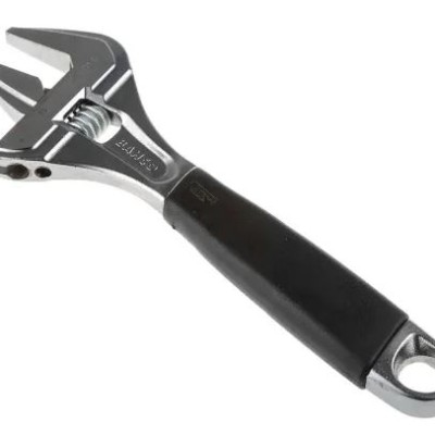 Bahco Adjustable Spanner, 218mm Overall, 38 mm Jaw Capacity, Plastic Handle - 9031C