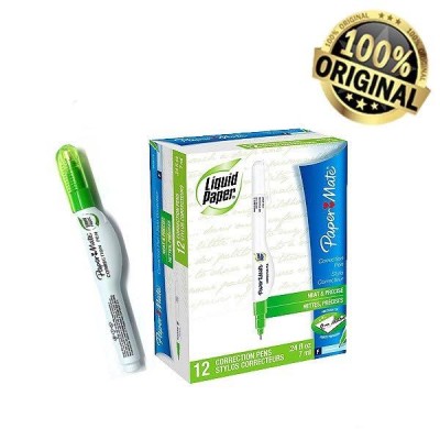 *Papermate Liquid Paper Correction Pen 7ml [1dz]