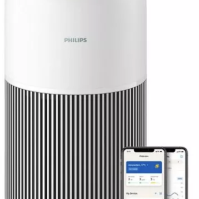 Philips Smart Air Purifier   HEPA NanoProtect   3 Filter Layers   AeraSense Tech   SilentWings   420m3 h AC2220 10