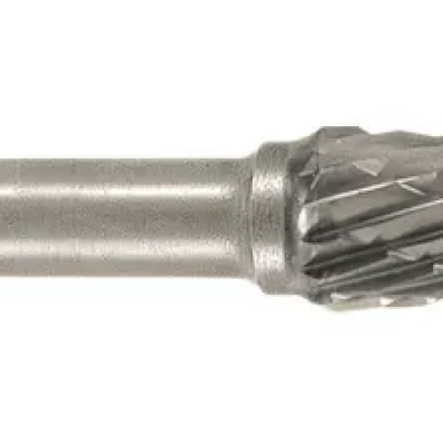BURR, TUNGSTEN CARBIDE BURR, CONICAL, CHIPBREAKER, 10MM