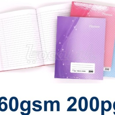 F5 Hard Cover Quarto Foolscap Book   Buku Log Pendek Kulit Tebal 200p (RANDOM COLOR)
