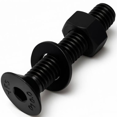BOLT, COUNTER SUNK HEAD, C W NUT, M8 X 45MM LG