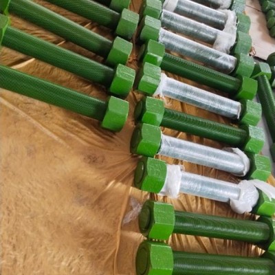 STUDBOLT ASTM A193-B7 C W NUTS A194-2H Zn-Ni ELECTRO PL + PTFE TOPCOAT, 3" X 730mm LG