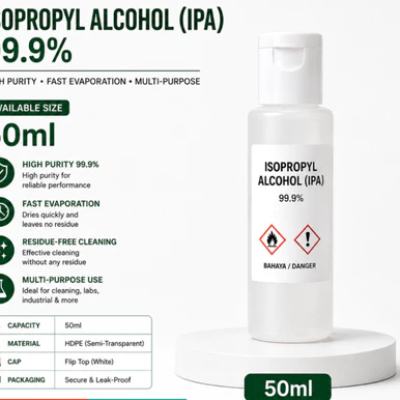Isopropyl Alcohol IPA 99.9% 50ml