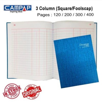 Campap CA3107 F5 Hard Cover Quarto Book 300 pages (165X210mm)