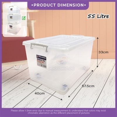 *#MAXONIC MULTIPURPOSE STORAGE BOX - Medium - 55L