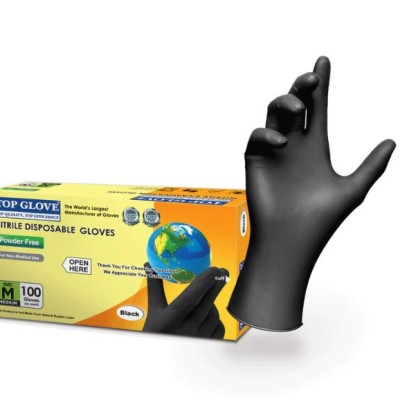 RUBBER GLOVE(LATEX) BLACK OR WHITE COLOUR