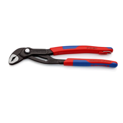 *Knipex Cobra Water Pump Pliers, 250 mm Overall, Angled, Straight Tip, 46mm Jaw