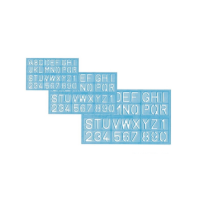 ABC Stencil Ruler 32x20cm (1X5'S)