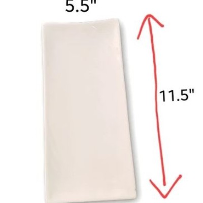 Rectangle Plate 11.5" x 5.5"
