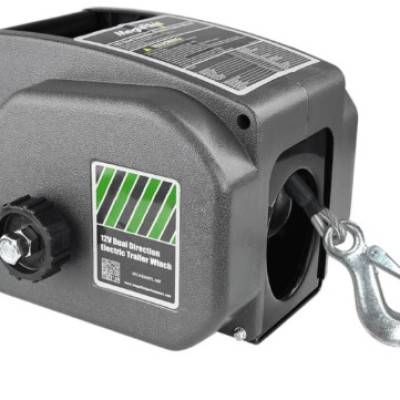 Electric Winch For Trailer Boat Portable Winch Reversible 6000 lbs 12V DC