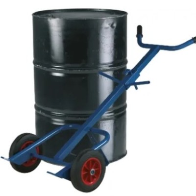 Single Drum Trolley c w Drip Pan  60L