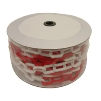 RS PRO Red & White Thermoplastic Chain Barrier (303-938)