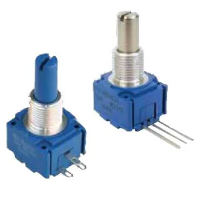 Potentiometers 150 ohm 10% 5 8" SQ ST,  91A1A-B16-A28L