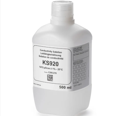 Hach C20C270 Conductivity Standard Solution, 1413 S cm, KCl